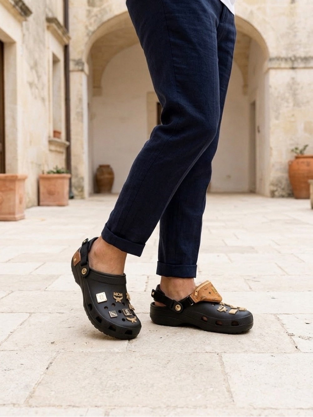 MCM Crocs Mega Crush Clog Black - Picture 2 of 3